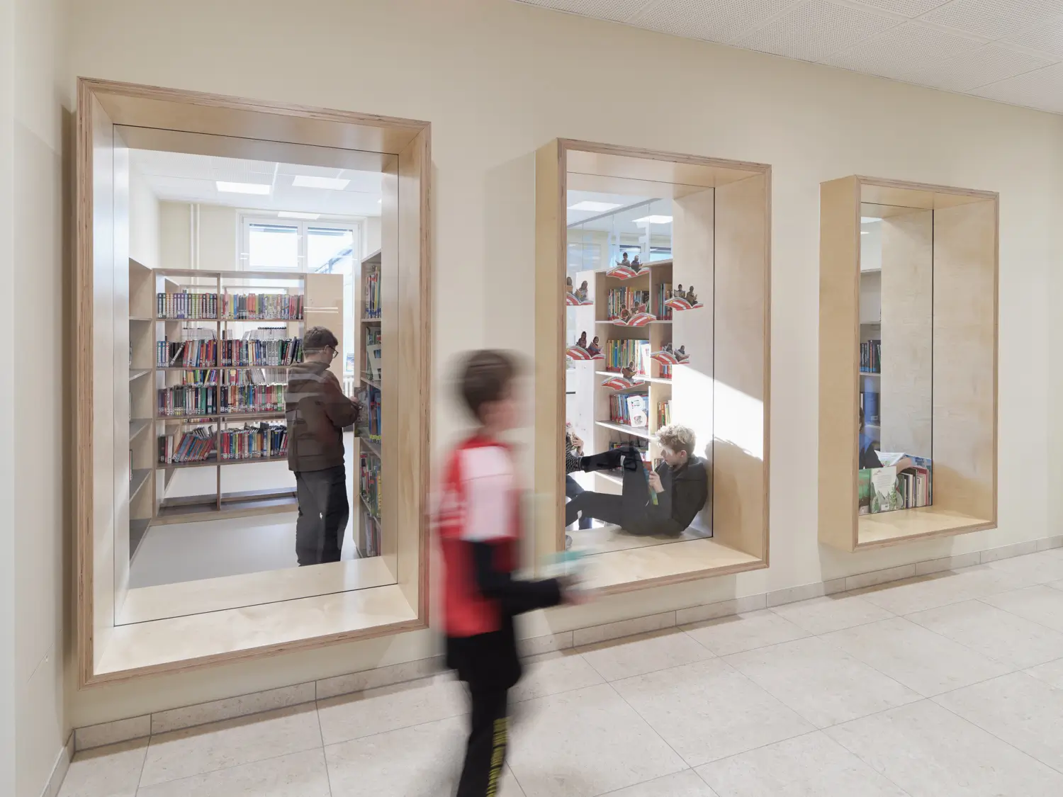 Ökologischer Holzbau Imagebild Schule Gresten